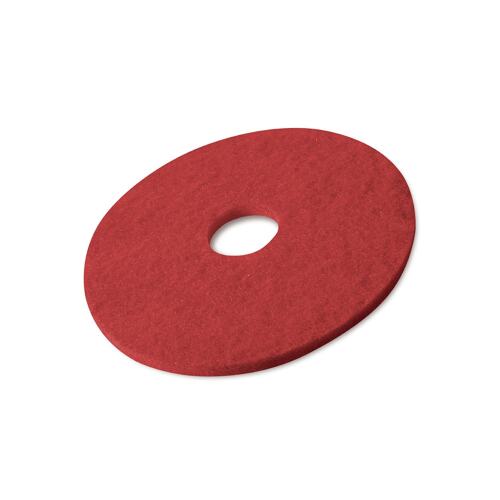 Poly-pad rouge 10", 255 x 22 mm Duom. Esprit, Intense et Impulse 50, Duom. C50 E/EM/B/BM/BA/BMA, Duom. 500 B/BM/BS, Ecobot 75P et 75S photo du produit Front View L