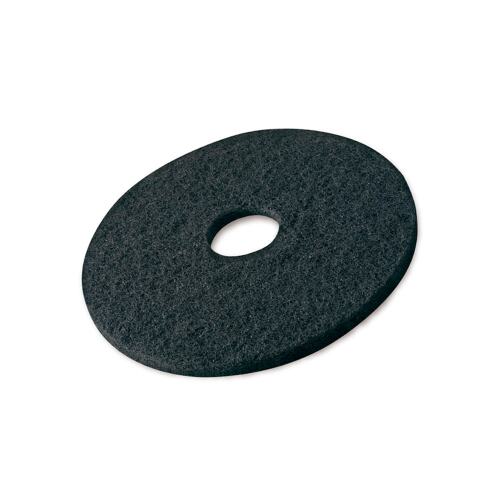 Poly-pad noir 10", 255 x 22 mm Duom. Esprit, Intense et Impulse 50, Duom. C50 E/EM/B/BM/BA/BMA, Duom. 500 B/BM/BS, Ecobot 75P et 75S photo du produit Front View L