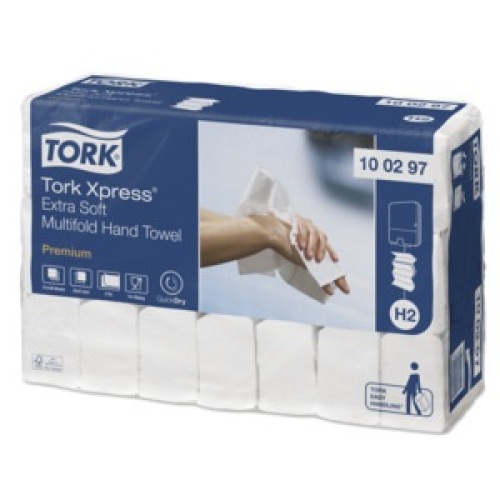 Tork Premium Hand Towel Interfold Extra Soft (Carry Pack) (H2) photo du produit Front View L
