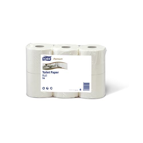 Tork Premium Papier toilette traditionnel Doux Rouleau (T4) photo du produit Front View L