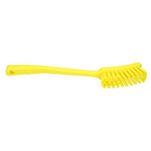 Vikan brosse vaisselle manche longue jaune photo du produit Front View L