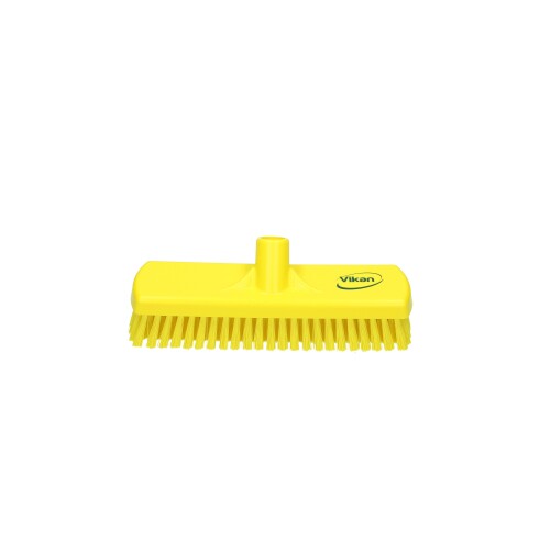 Vikan brosse à récurer 75 x 300 mm jaune photo du produit Front View L