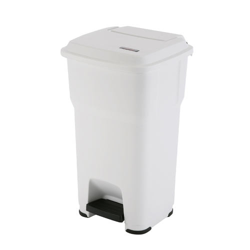 Hera poubelle à pédale 85 l, blanche photo du produit Front View L