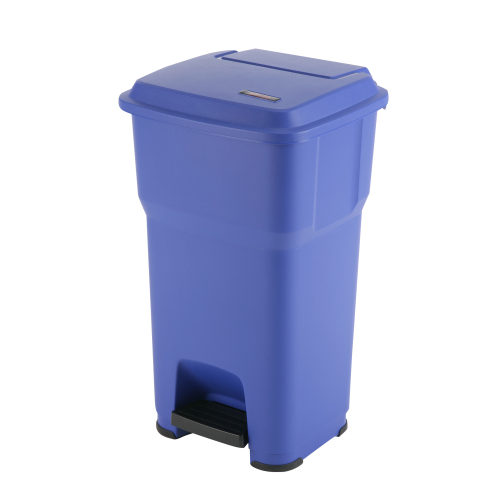 Hera poubelle à pédale 60 l, bleue photo du produit Front View L