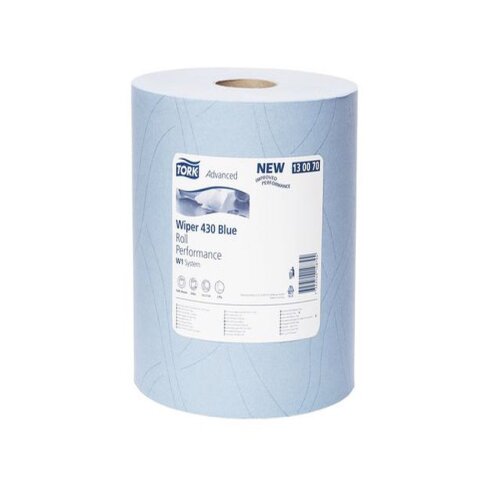 Tork Advanced Wiper 430 Roll Blue Performance (W1) photo du produit Front View L