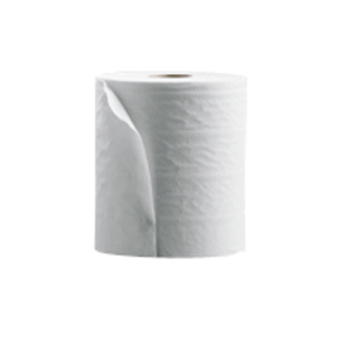 Rouleau d'essuie-tout Midi avec mandrin, 1 pli, blanc photo du produit Image2 L