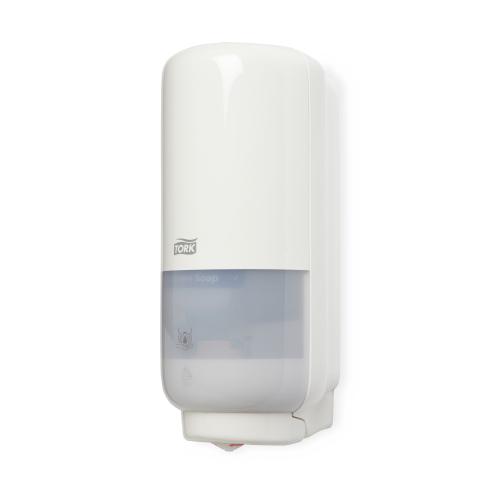 Tork Dispenser Foam Soap Touch Free White (S4) photo du produit Front View L