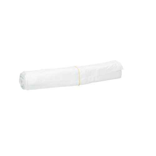 Sac en plastique HDPE 45 x 50 cm, 15µ, blanc, 16 l photo du produit Front View L