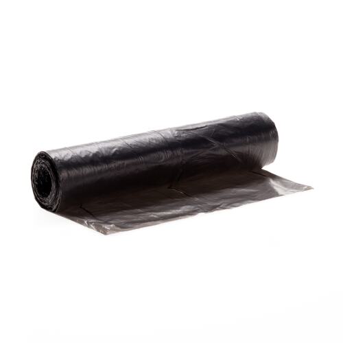 Sac en plastique HDPE 58 x 100 cm, 20µ, gris, 70 l photo du produit Front View L