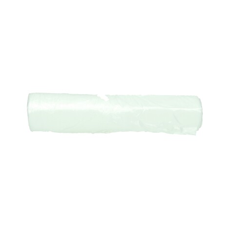 Sac en plastique HDPE 63 x 70 cm, 12µ, transparent, 50 l photo du produit Front View L