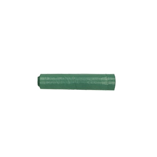 Sac en plastique LDPE 50 x 65 cm, 30µ, vert, 24 l photo du produit Front View L
