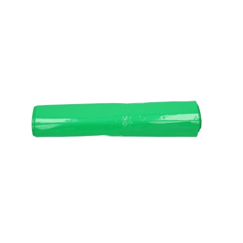 Sac en plastique LDPE 70 x 110  cm, 45µ, vert, 120 l photo du produit Front View L