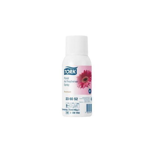 Tork Premium Airfreshener Aerosol Floral (A1) 12 x 75 ml photo du produit Front View L