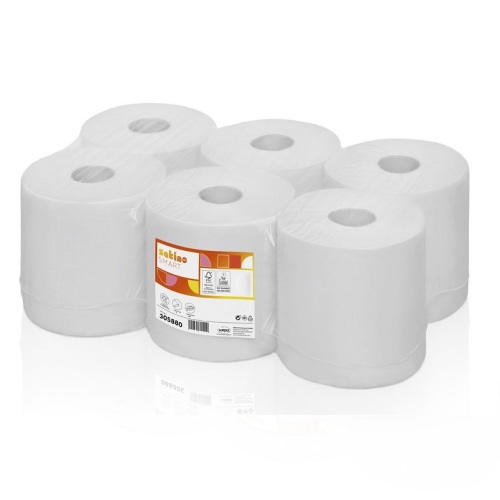 Satino essuie-tout compact 1 pli 300 m - blanc photo du produit Front View L