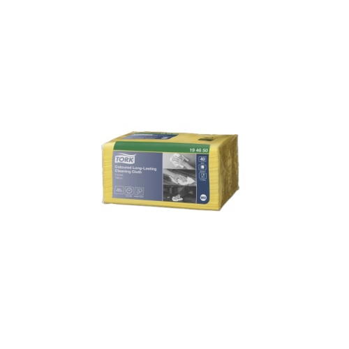 Tork Heavy Duty Cloth Folded Yellow (W8) photo du produit Image2 L