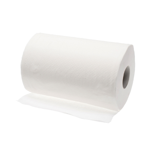 Essuie-tout Mini 1 pli, blanc photo du produit Front View L