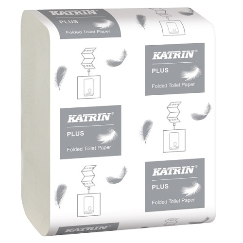 Katrin papier toilette plié 2 plis - blanc photo du produit Front View L