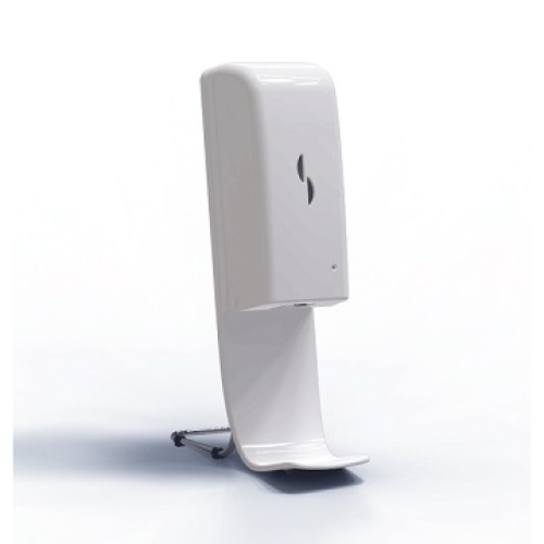 Support de table pour distributeur, blanc photo du produit Front View L