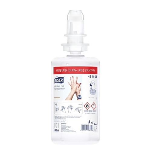 Tork gel hydroalcoolique pour les mains S4 6 x 1 l photo du produit Front View L