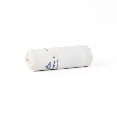Sac poubelle recy pour matériel d'incontinence 70 x 110+14 cm T19 blanc photo du produit Front View L