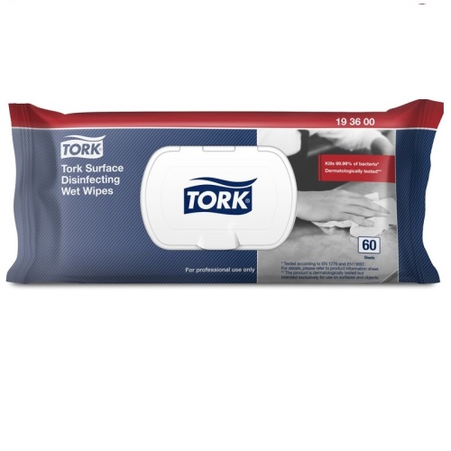 Tork Surface Disinfecting Wet Wipes photo du produit Front View L