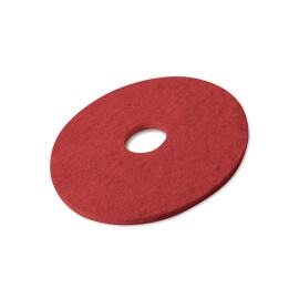 Poly-pad rouge 10", 255 x 22 mm Duom. Esprit, Intense et Impulse 50, Duom. C50 E/EM/B/BM/BA/BMA, Duom. 500 B/BM/BS, Ecobot 75P et 75S photo du produit