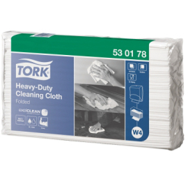 Tork chiffons d'essuyage industriels 1 pli W4 -blanc photo du produit