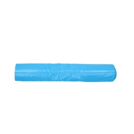 Sac en plastique HDPE 58 x 100 cm, 25µ, bleu, 70 l photo du produit