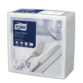 Tork Dinner Napkins, 2 plis, 39 x 39 cm photo du produit