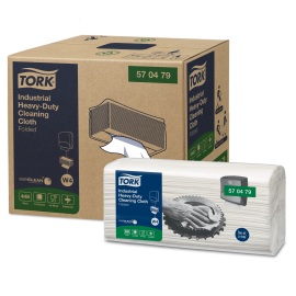Tork Industrial Heavy-Duty Cleaning Cloth, blanc (W4) photo du produit