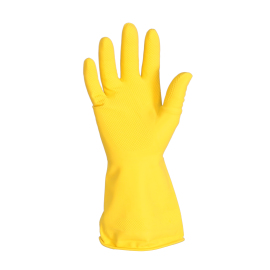Gant ménager latex, taille M, jaune photo du produit