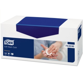Tork Wash Cloth Soft XL white photo du produit