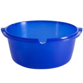 Bassine ronde 11 L, bleue photo du produit