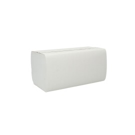 Essuie-mains pliage V 2 plis, blanc photo du produit