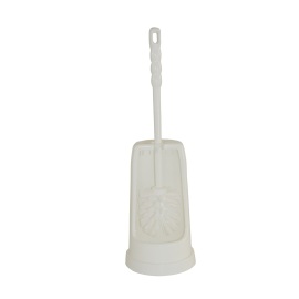 Brosse WC avec support, blanc photo du produit