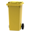 Mini-container 120 l, jaune photo du produit