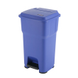 Hera poubelle à pédale 60 l, bleue photo du produit
