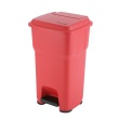 Hera poubelle à pédale 60 l, rouge photo du produit