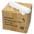 Sac en plastique HDPE 44 x 56 cm, 13µ, blanc, 16 l photo du produit Front View S