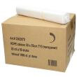 Sac en plastique HDPE 50 x 55 cm, 12µ, transparent, 20 l photo du produit