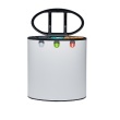 Binc poubelle durable couvercle ouvert, 60 l, blanc photo du produit Image2 S