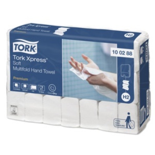 Tork Premium Hand Towel Interfold Soft (Carry Pack) (H2) product foto Front View L