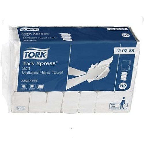 Tork Advanced Hand Towel Interfold Soft (H2 EU Eco) product foto Front View L