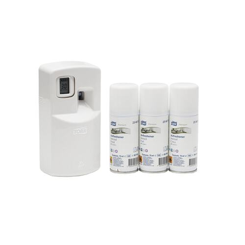 Tork Starter Pack Airfreshener Aerosol Electronic White (A1) product foto Front View L