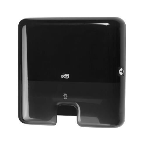 Tork Dispenser Hand Towel Interfold Mini Black (H2) product foto Front View L