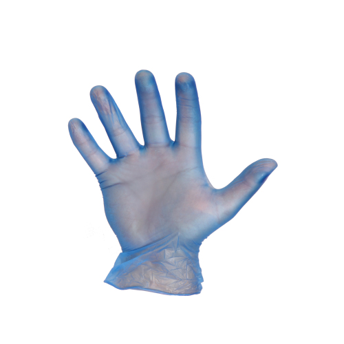 Wegwerphandschoen nitril, niet gepoederd, maat XL, blauw product foto Front View L