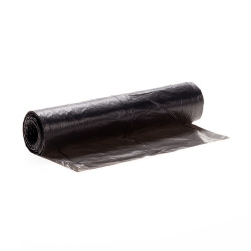 Plastic zak LDPE 110 x 105 cm, 60µ, grijs, 150 l product foto Front View L