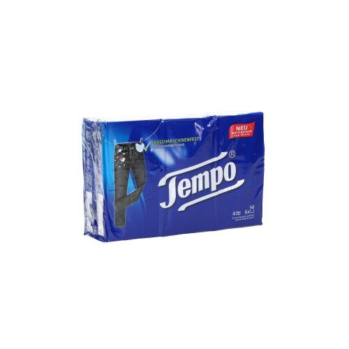 TEMPO Base zakdoekjes product foto Front View L