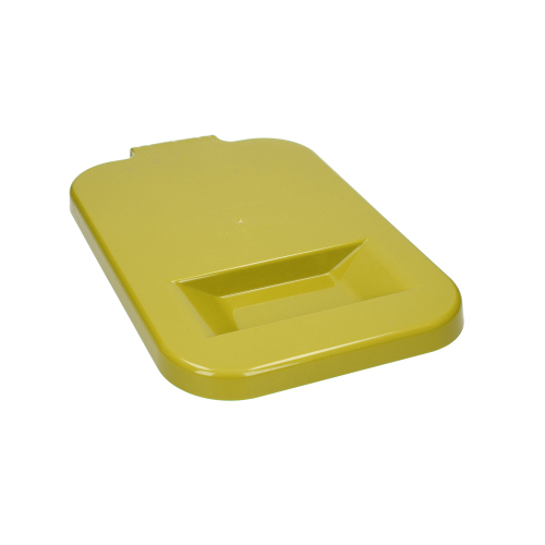 Kunststof deksel geel product foto Front View L