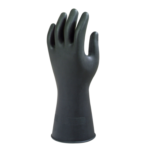 Dij Civiel weg te verspillen Werkhandschoen rubber, niet gepoederd, maat L, zwart - Handschoenen |  Alpheios.be